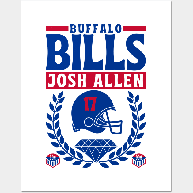 Buffalo Bills Josh Allen 17 Edition 3 Wall Art by Astronaut.co